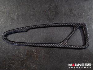 Alfa Romeo Stelvio Interior Door Handle Trim Kit - Carbon Fiber - Pre '20 models - Feroce Carbon Alfa Romeo Stelvio Interior Door Handle Trim Kit - Carbon Fiber - Pre '20 models - Feroce Carbon